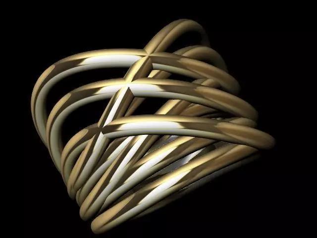 Contemporary art ring stl verified