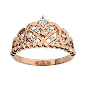 Crown Ring renders 3dm stl details