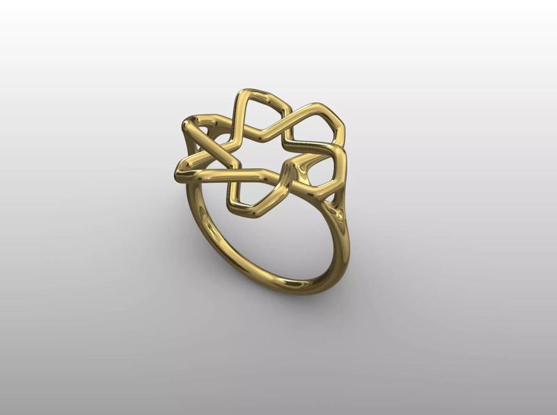 Celestial Knot Ring
