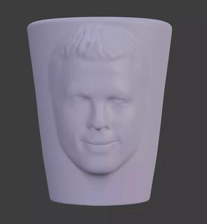Cristiano Ronaldo Figurine Cup
