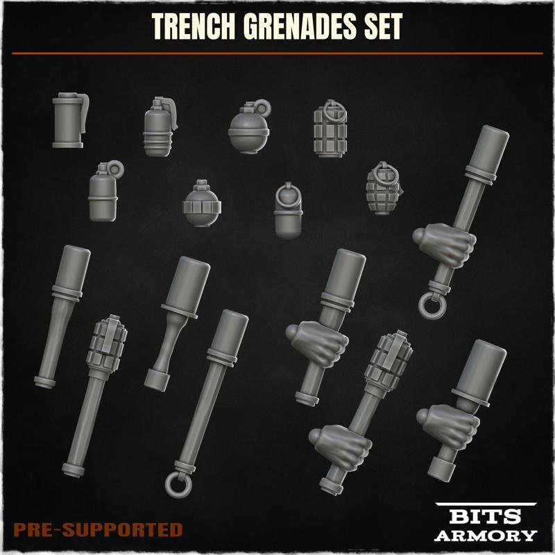 Trench Grenades Set