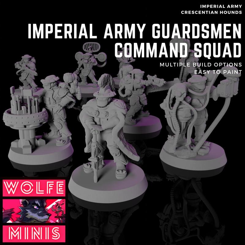 Imperial Army Guardsmen - Command Squad