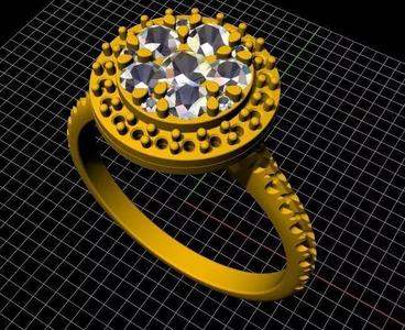 Cluster Ring 3dm file