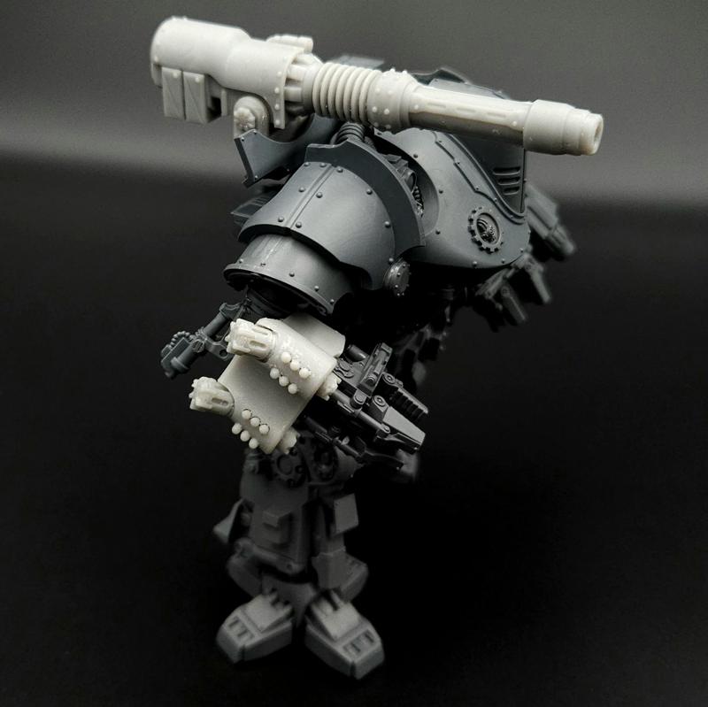 Heavy Laser Canon and Wrist Grav for Mech Robot