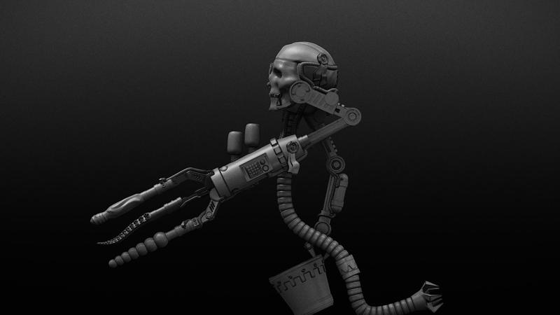 FLUGEGEHEIMEN SERVO-SKULL (One piece)