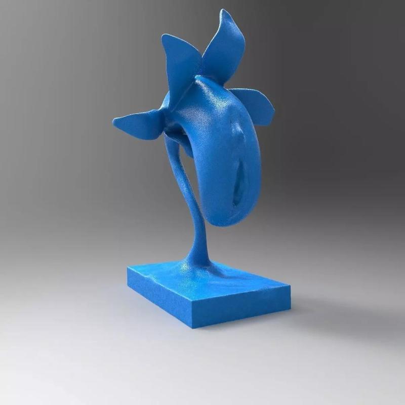 Female FLower of fertility - sculpture Art