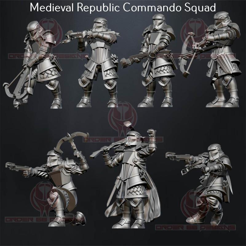 Medieval Republic Commando Squad - Legion Scale