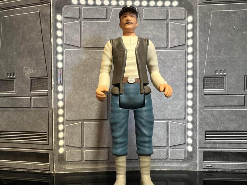 GAROUF LAFOE VINTAGE CUSTOM STAR WARS ACTION FIGURE, KENNER 3.75", 6" CREATURE CANTINA ALIEN PATRON, 5 POA, 1/18