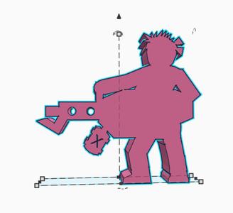 Spiky-Haired Flamer Femme