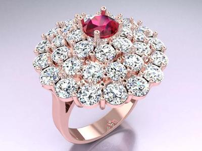 Diamond Ring - Womens Rings - N3614