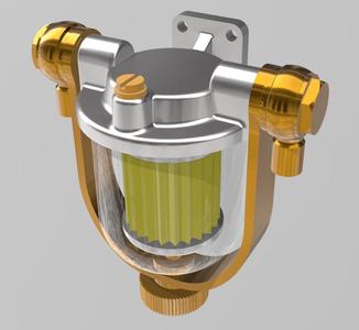 Vintage fuel filter for vintage scale auto models!