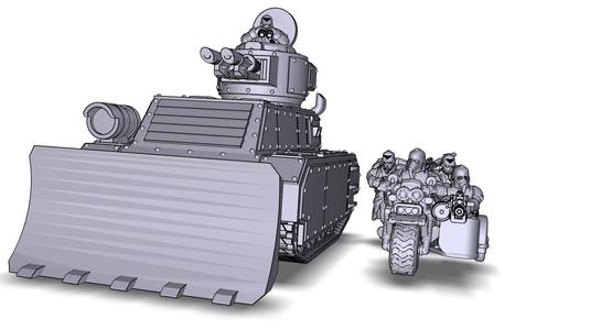 Light tank "Nibelung" (Siegfried)