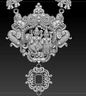 shiv parvati pendant HAAR NICKLES