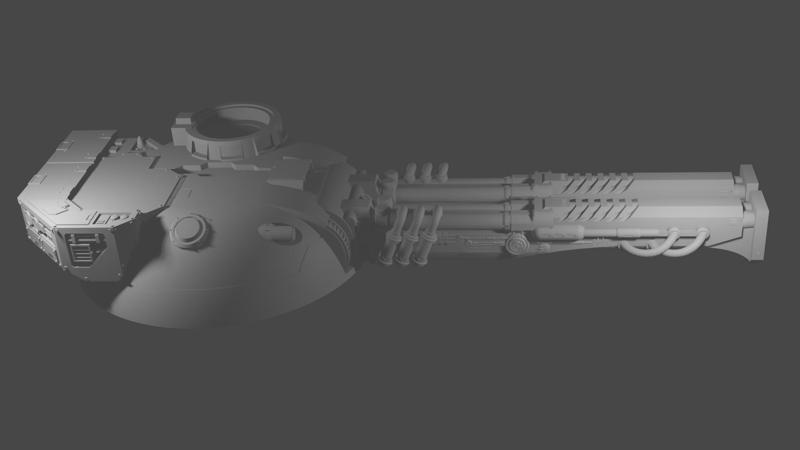 Sonic Weapon Turret for Kratos Heavy Tank
