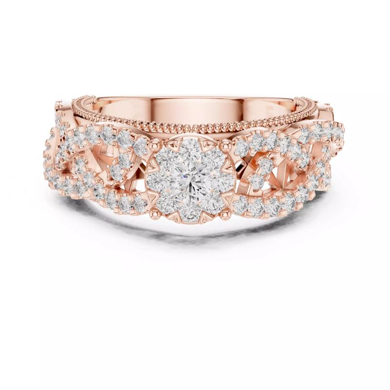 Diamond Cocktail Ring 3dm stl renders animation videos