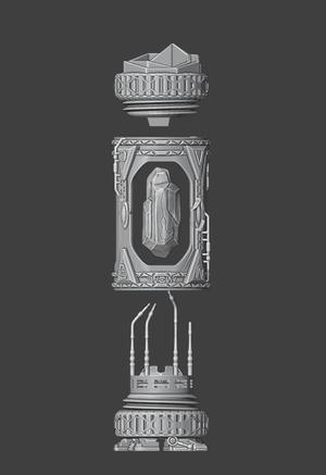 Kyber Crystal Container