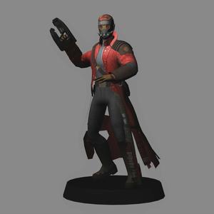Starlord - Guardians of the Galaxy LOW POLYGONS AND NEW EDITION