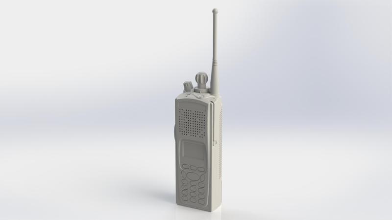 Motorola XTS5000 inspired walkie talkie