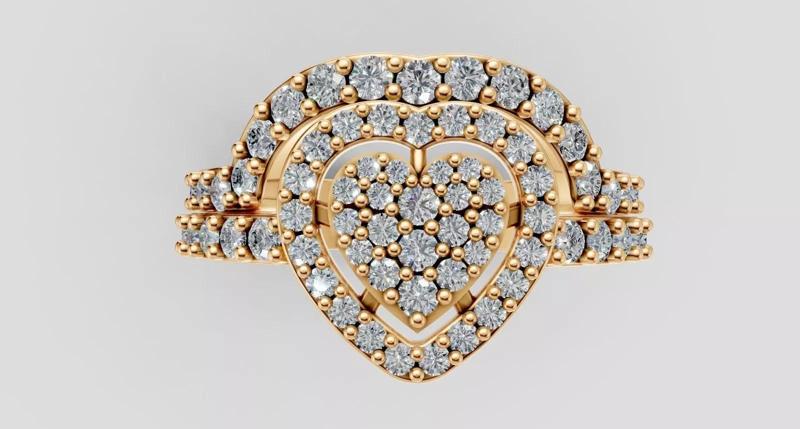Heart Engagement Ring