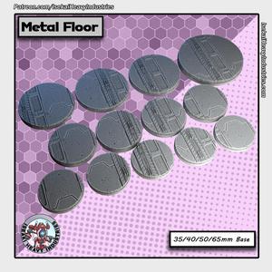 Metal Floor bases - 35/40/50/65mm