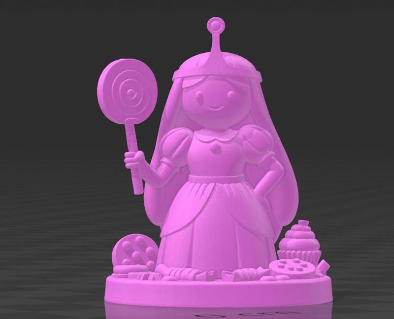 Candy Princess - Wargame-Style Miniature for Painters / Candy Princess - Wargame-Style Miniature for Painters