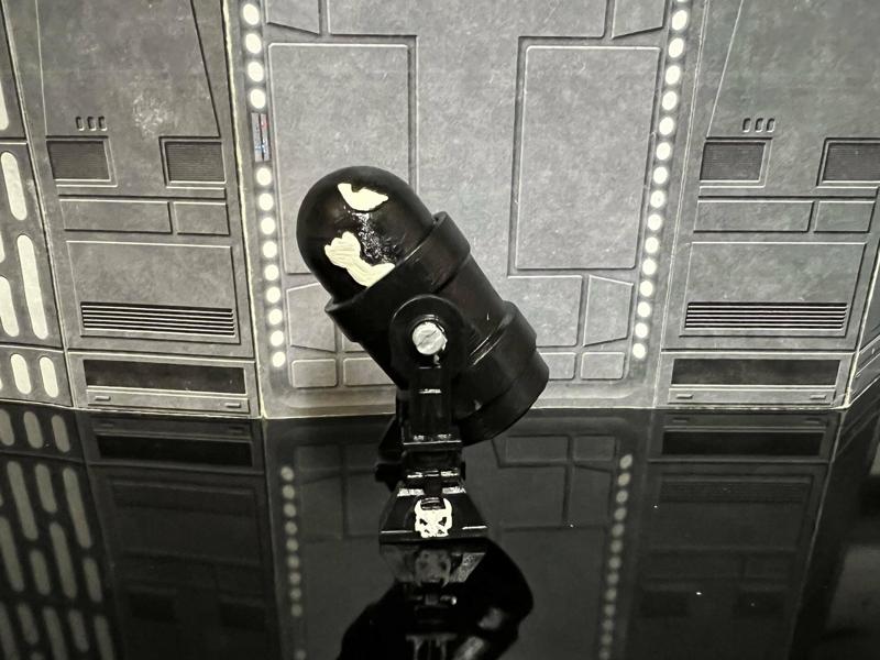 STAR WARS VINTAGE NINTENDO R2-D2 ASTROMECH DROID  BULLET BILL LAUNCHER, CUSTOM ACTION FIGURE, 3.75", 1/18, 5POA