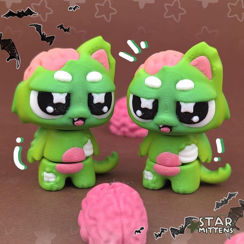 Cute Flexi Cat Zombie