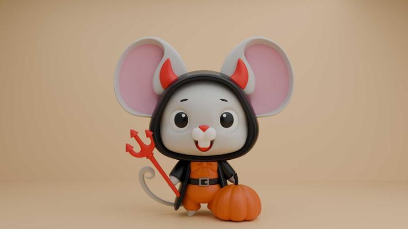 Halloween mouse
