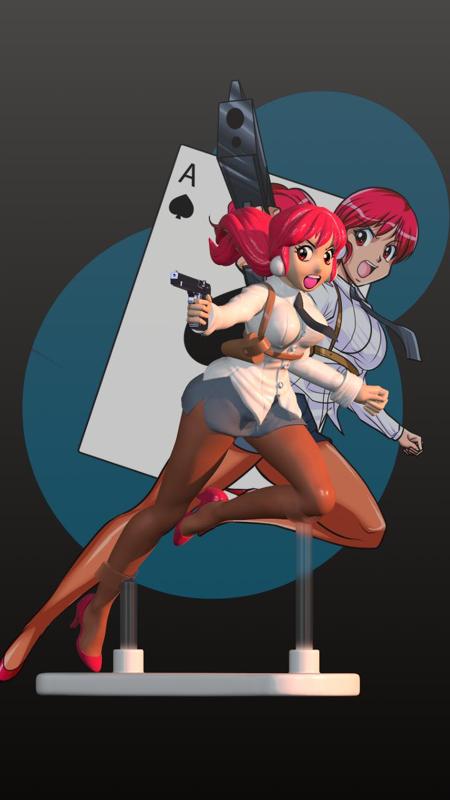 aya ace mini statue doll