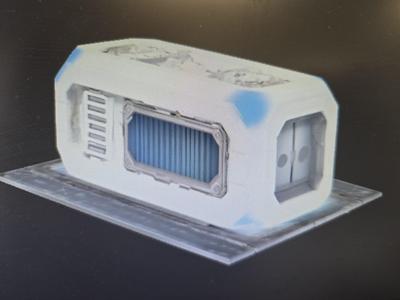 Sci-Fi Supply Pod / Utility Module – Wargaming TerrCain