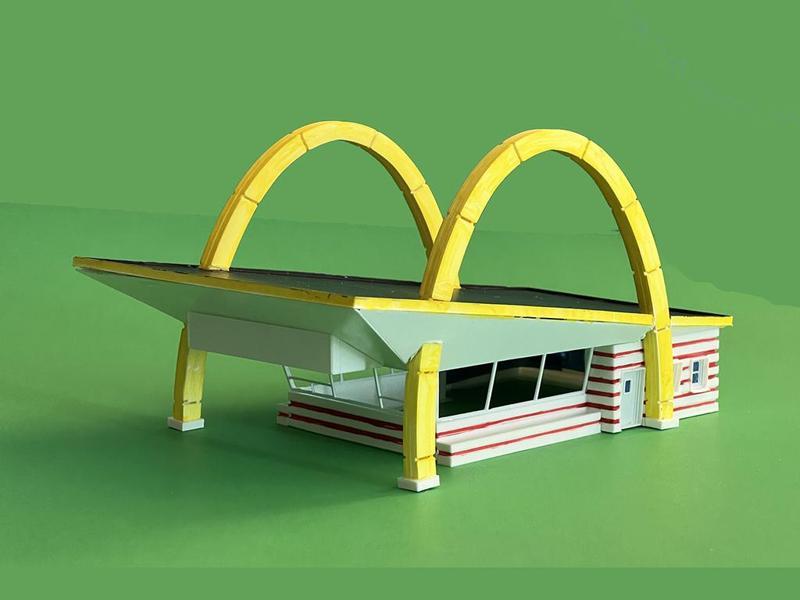 EARLY McDONALD'S RESTAURANT HO SCALE