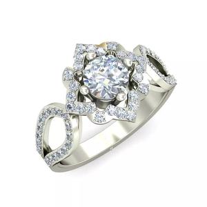Radiant Women Crystal Floral Slim Band