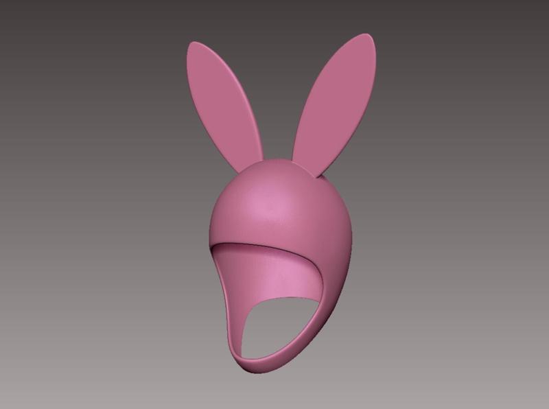 Pink Bunny Hat