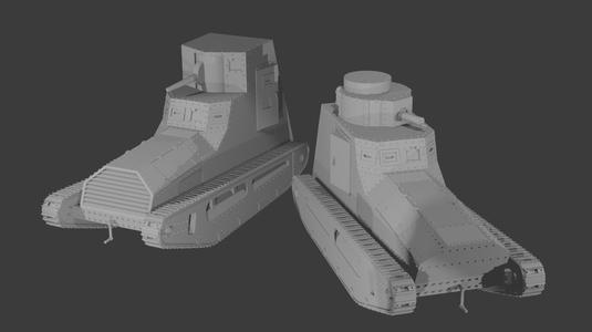 LKII Leichter Kampfwagen II Tanks