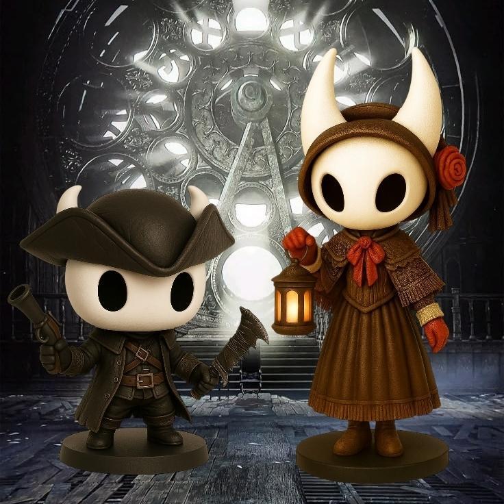 hollow Knight silksong hornet bloodborne X 2