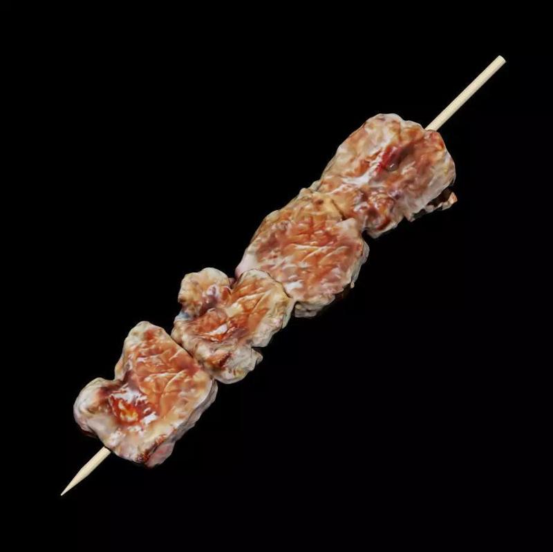 Yakitori Beef Robata Japanese Food 3D Model 3D Print