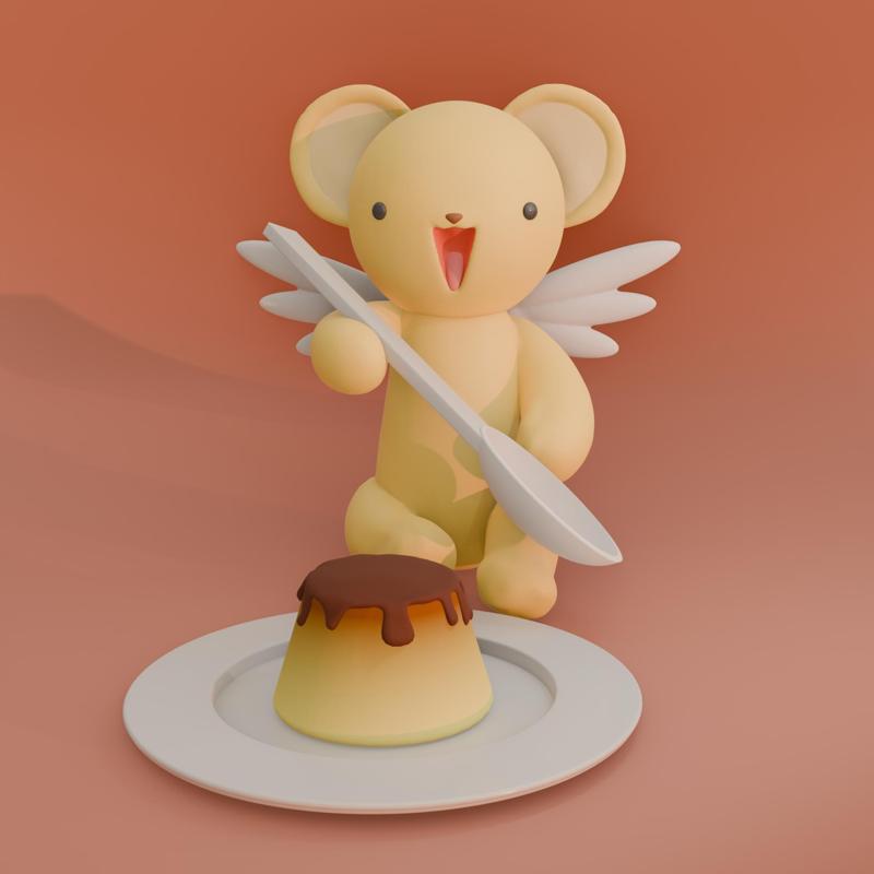 Kero- sakura card captor - fanart - guardian of the clow cards