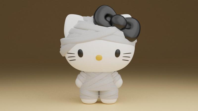 Hello kitty Halloween mummy