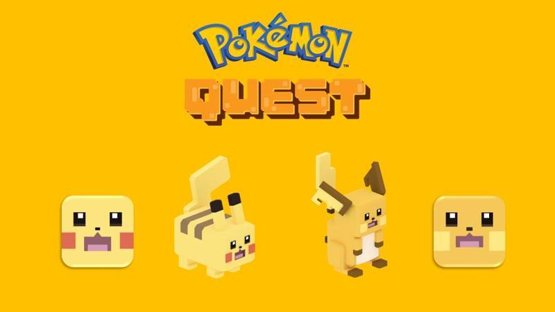 Evolutions of Raichu - Pokemon Quest 8-BITS