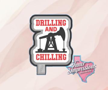 Drilling and Chilling Freshie Mold