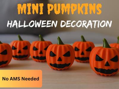 Mini Pumpkins - Halloween Decoration