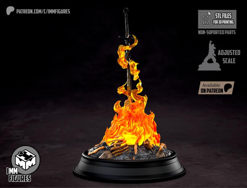IMM FIGURES - Dark Souls Bonefire