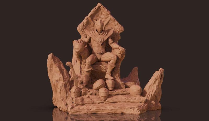 Lord Drakkon sitting on his throne