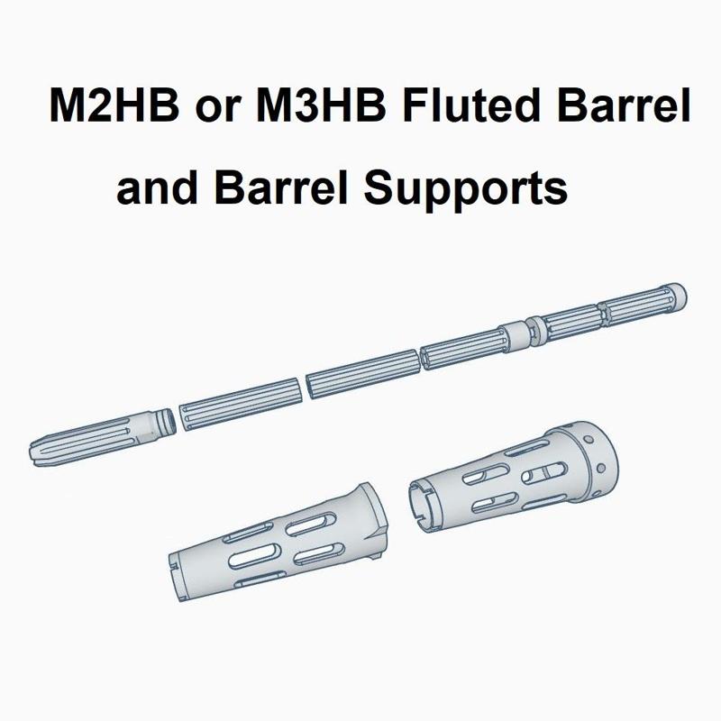 1:1 M2HB or M3HB Fluted Barrel Accessory