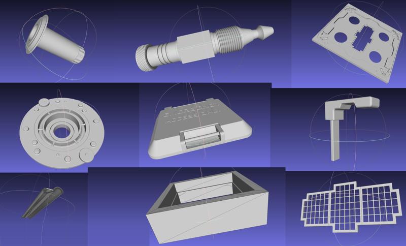 Alien Nostromo Self Destruct Pieces