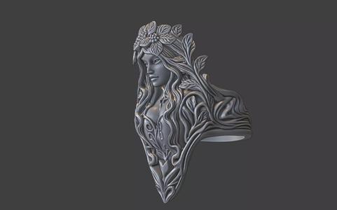 forrest queen nymph elvish ring