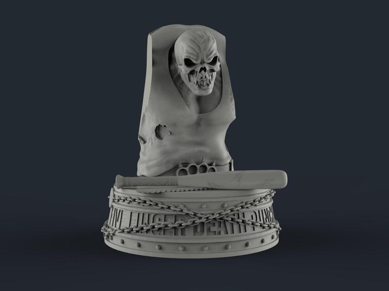 Five Finger Death Punch bust 3D print model