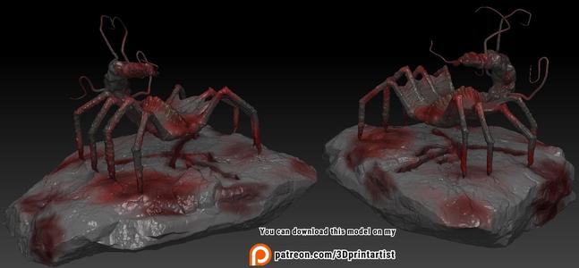 Resident evil  Las Plagas Fan Art 3d print