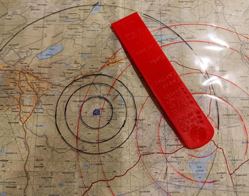 CHINESE PLANMC WEAPON RANGE RING COMPASS