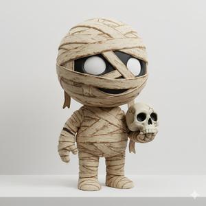 ⚰️ Halloween Coffin Mummy Funko Pop! - Spooky Ancient Spirit! (3D Print Ready!) 🎃